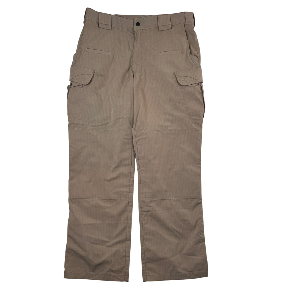 5.11 Tactical Stryke Pants 34x30 Tan Ripstop Utility Workwear Mens